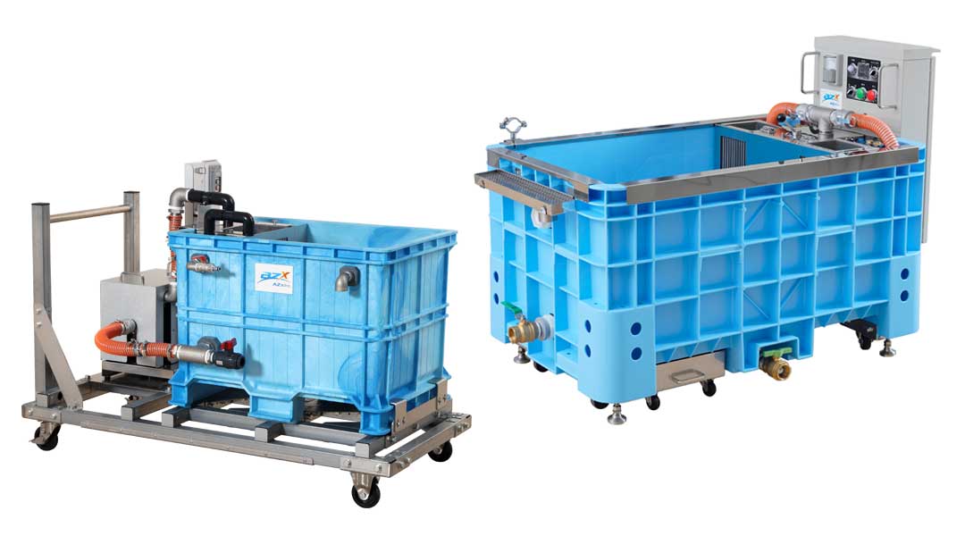 二流体根菜洗浄機製品イメージ
